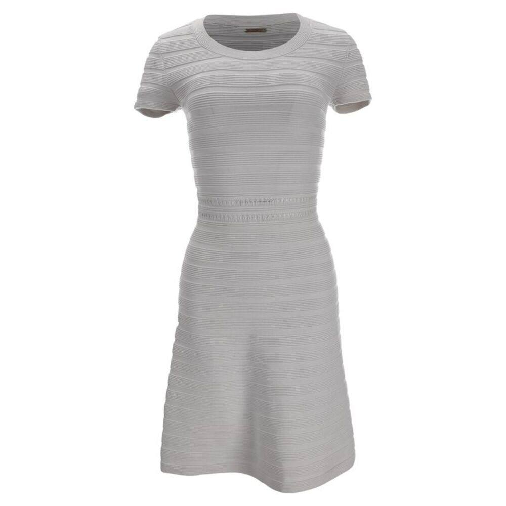 Michael Michael Kors Bandage Knee-Length Dress in White Viscose